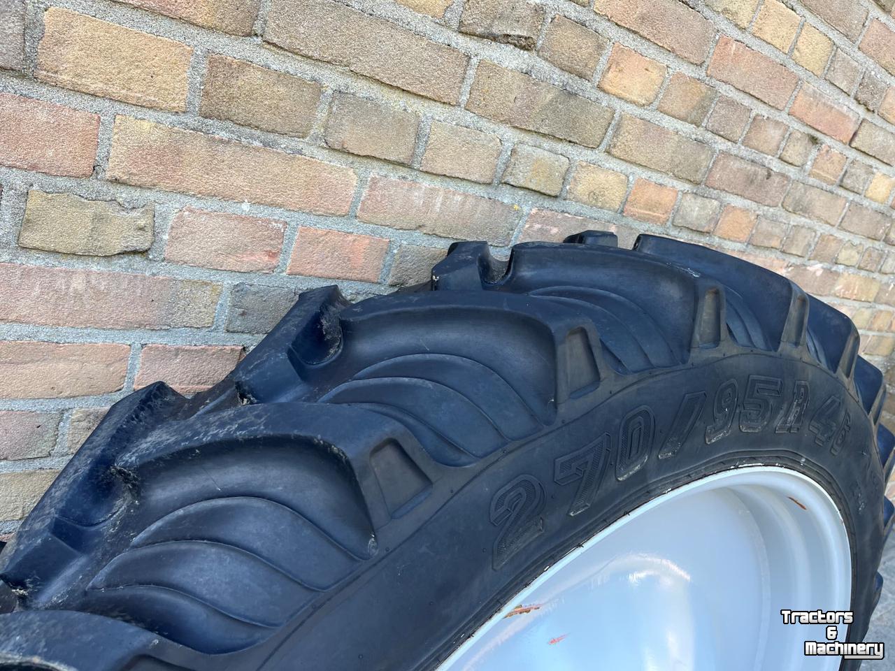 Roues, Pneus, Jantes, Barillets Jumelage Taurus 270/95R46