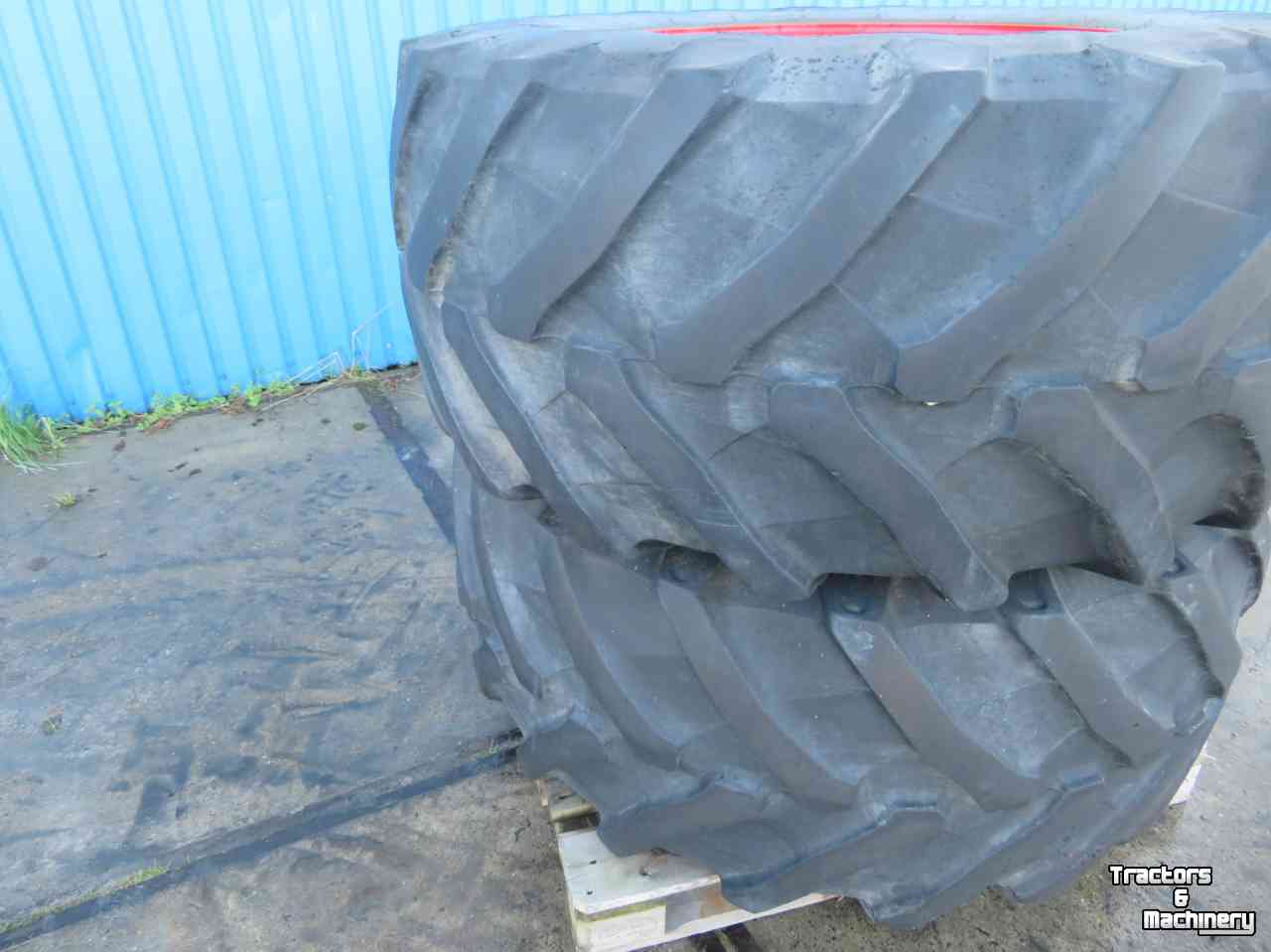 Roues, Pneus, Jantes, Barillets Jumelage Pirelli 600/65R28 op Fendt velgen 10 gaats