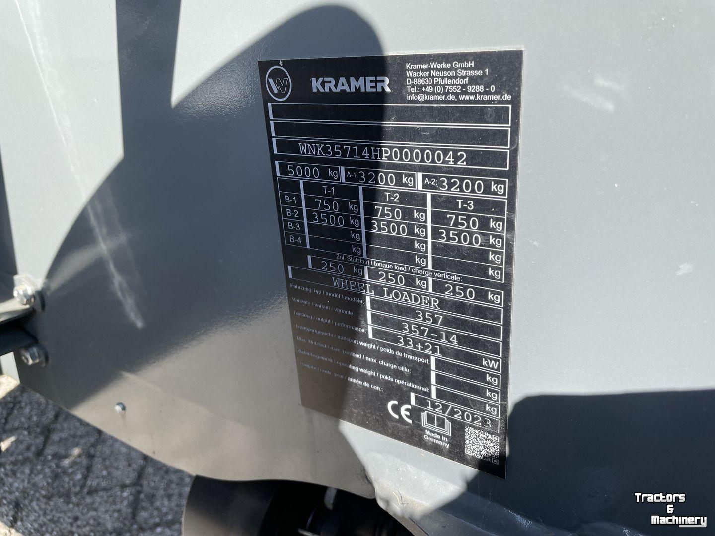 Chargeuse sur pneus Kramer KL25.5e