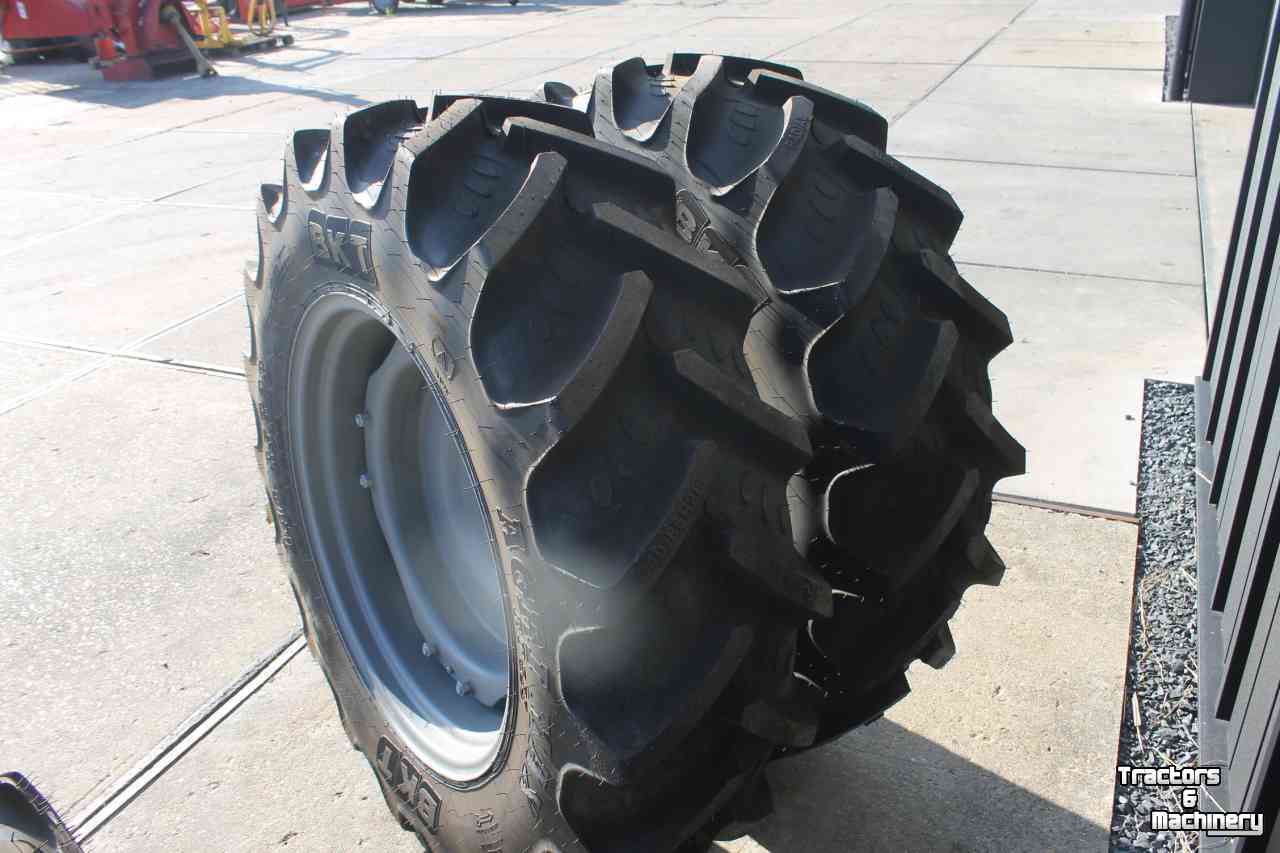 Roues, Pneus, Jantes, Barillets Jumelage BKT 340/85R28 Agrimax RT855 trekkerbanden tractorbanden wielen/velgen