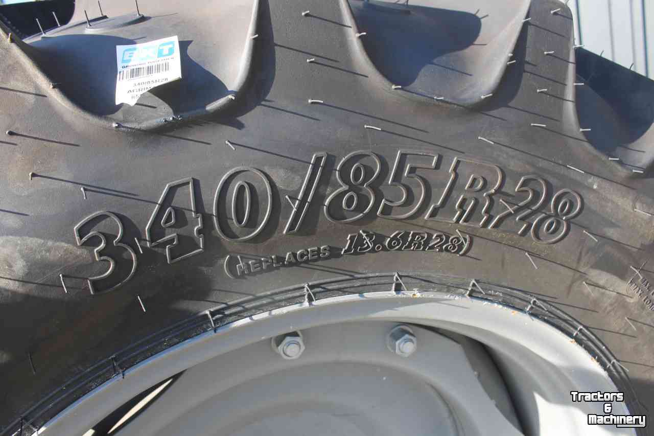 Roues, Pneus, Jantes, Barillets Jumelage BKT 340/85R28 Agrimax RT855 trekkerbanden tractorbanden wielen/velgen