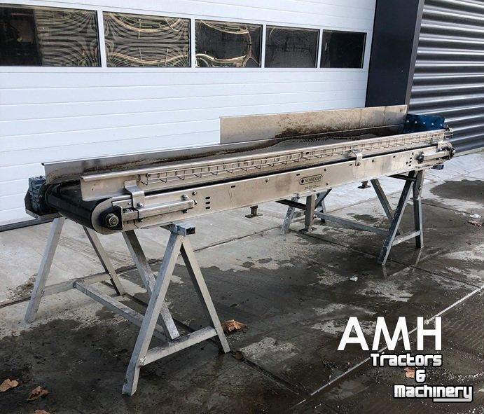 Convoyeur Schneider WR-400 3160X400 TRANSPORTBAND VLAKKE BAND FLAT BELT CONVEYOR BELT FLACHBAND FÖRDERBAND