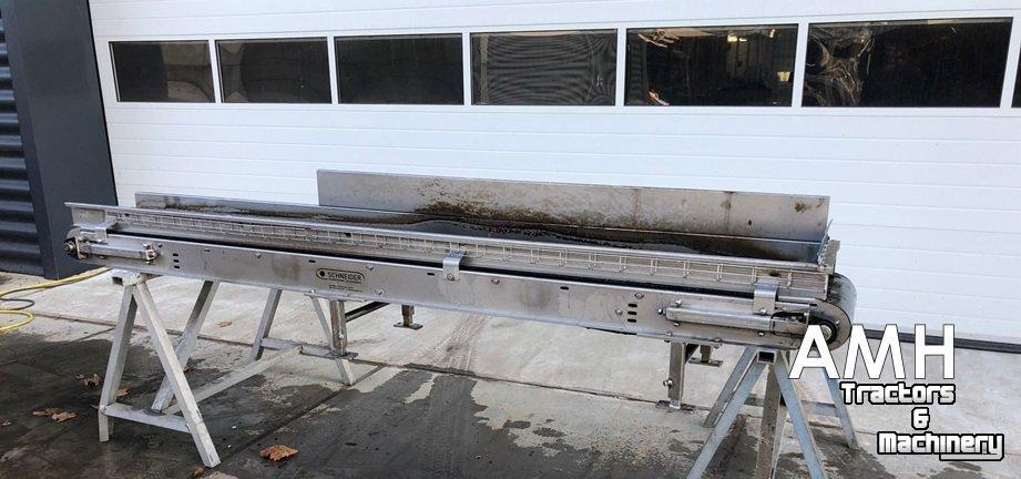 Convoyeur Schneider WR-400 3160X400 TRANSPORTBAND VLAKKE BAND FLAT BELT CONVEYOR BELT FLACHBAND FÖRDERBAND
