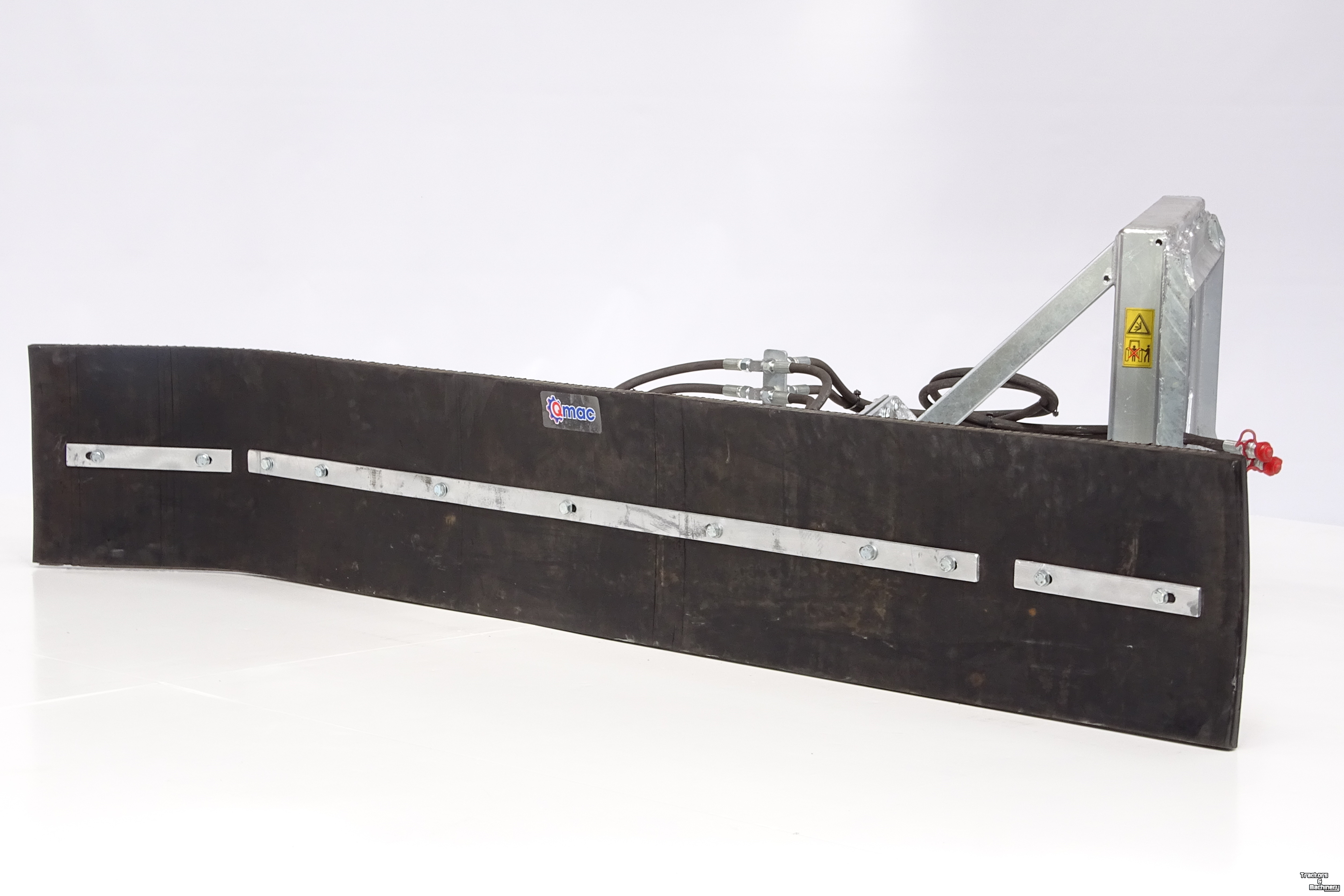Rabot caoutchouc Qmac Rubberschuif Voerschuif Sneeuwschuif Bobcat