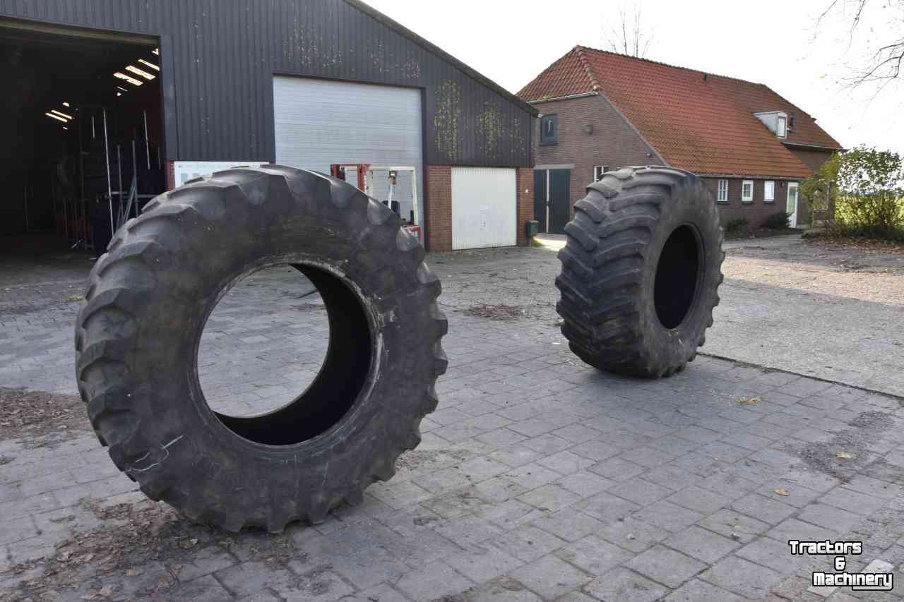 Roues, Pneus, Jantes, Barillets Jumelage Firestone 800/70 R38