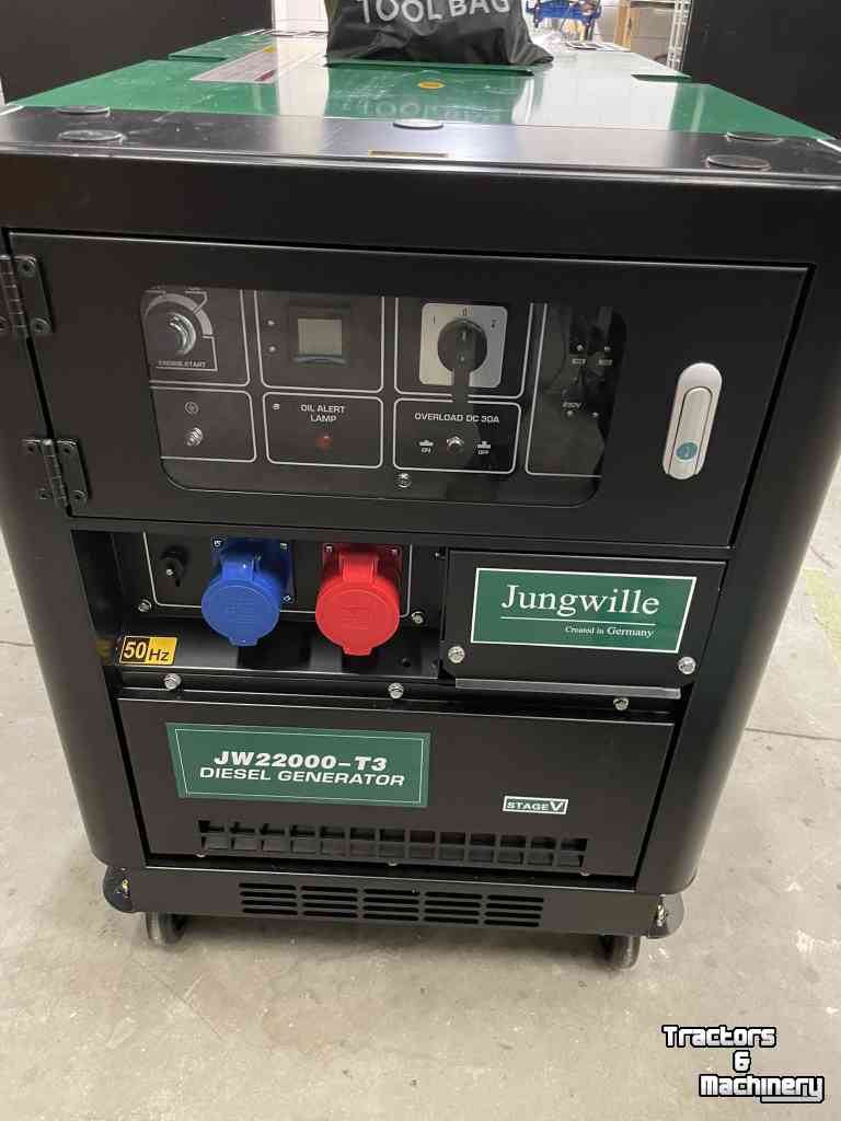 Groupes électrogènes  Jungwille diesel aggregaat JW22000-T3