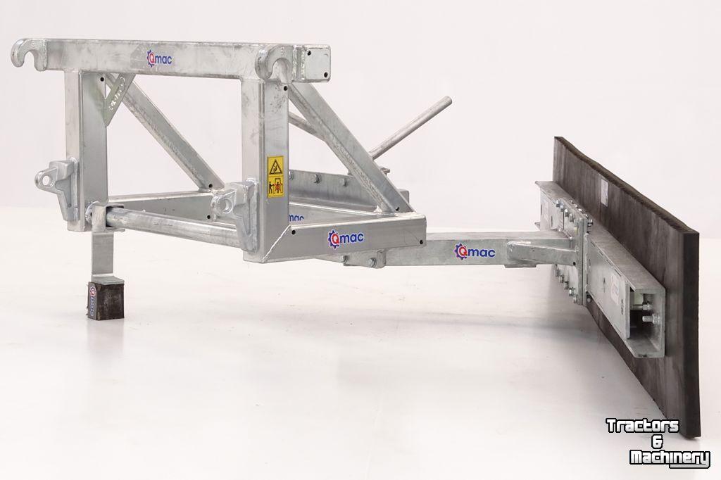 Rabot caoutchouc Qmac 270 MECH SCHUIN EURO