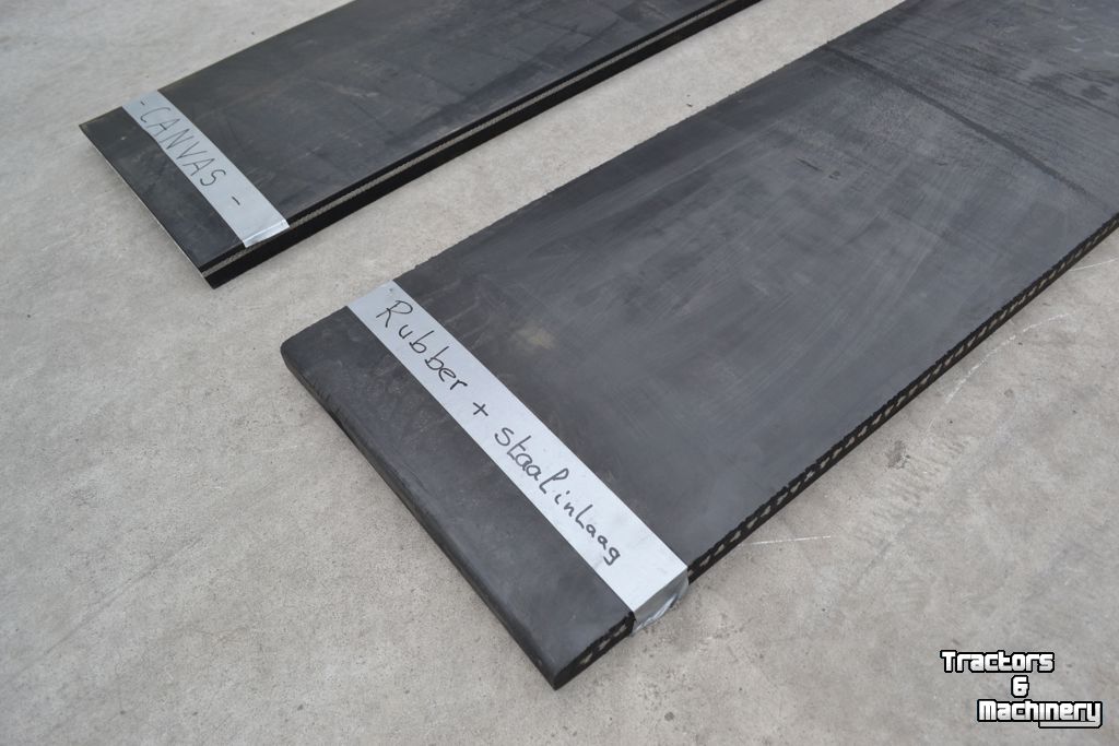 Rabot caoutchouc Qmac RSMC150 Rubbermat 150 + CANVAS inlaag / koordlaag