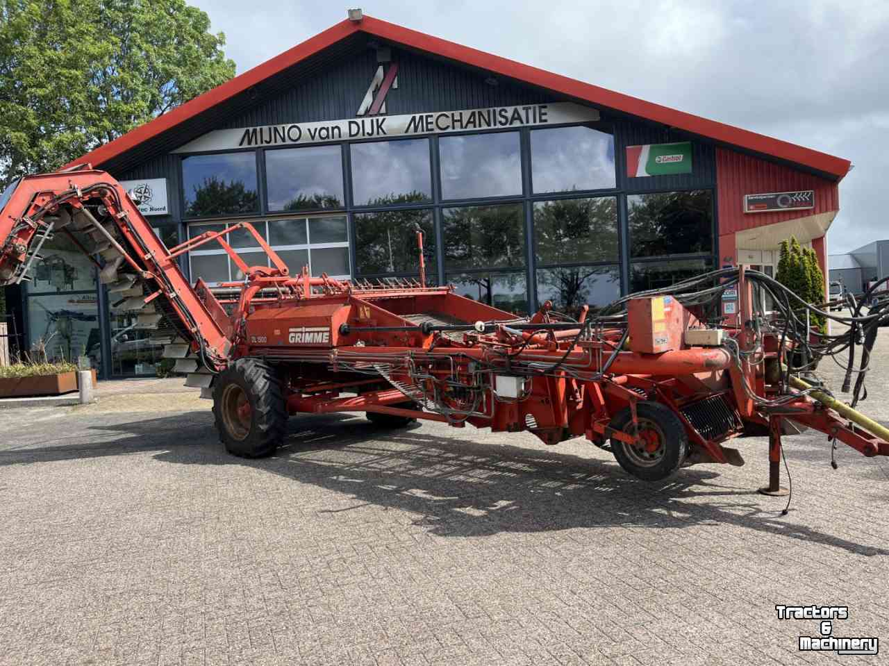 Arracheuse d‘oignons Grimme DL 1500, uienrooier, egelband
