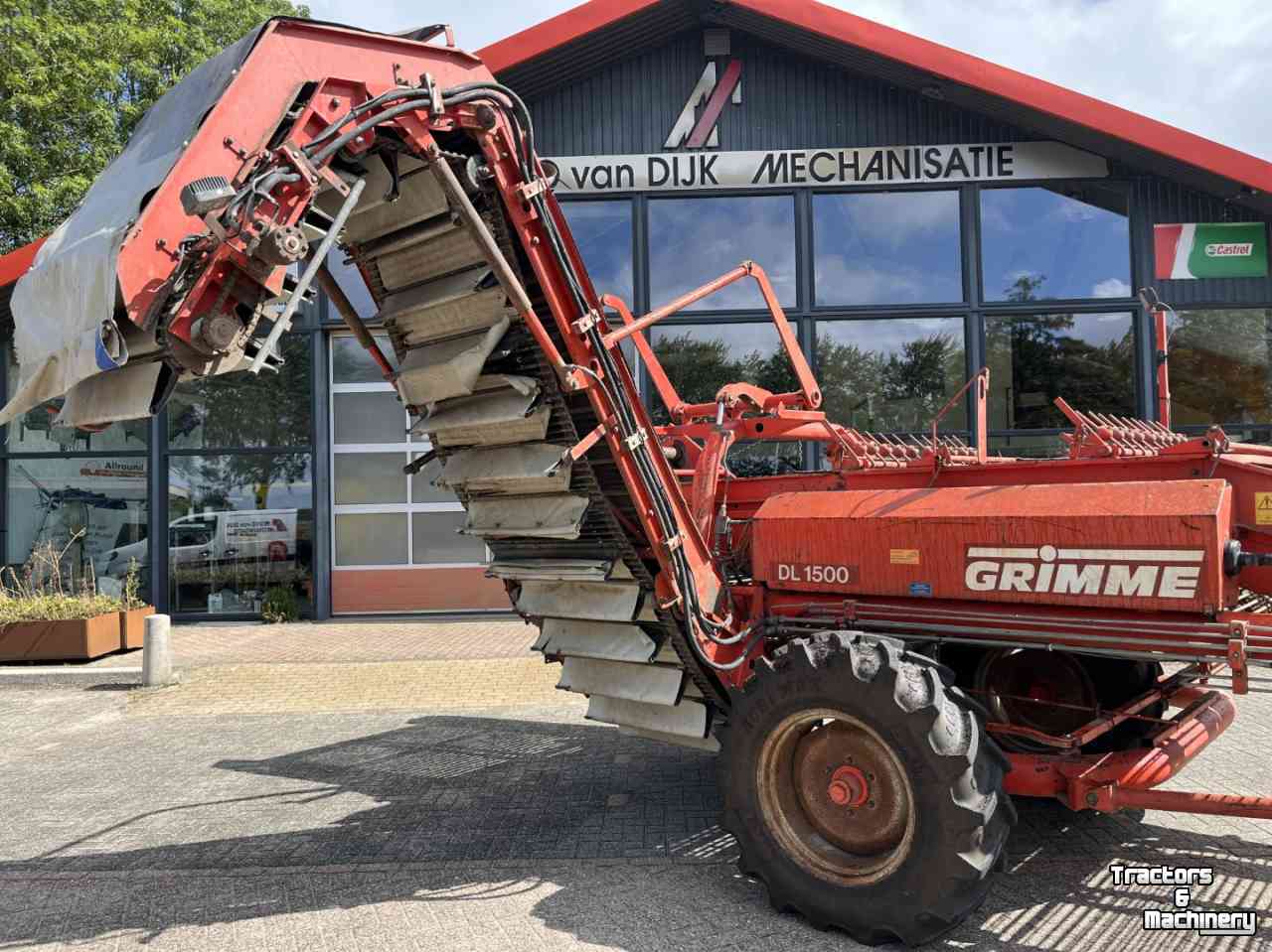 Arracheuse d‘oignons Grimme DL 1500, uienrooier, egelband