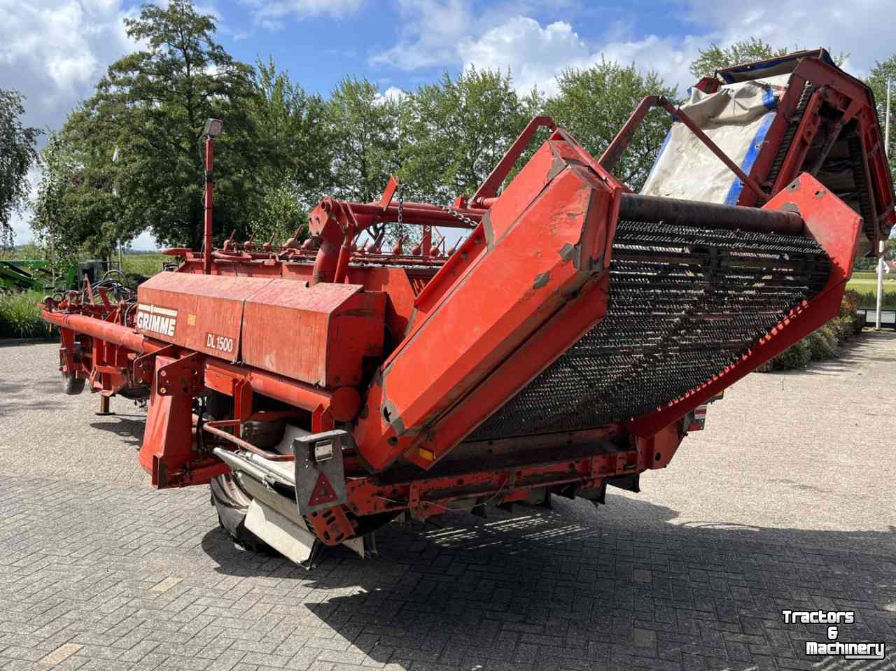 Arracheuse d‘oignons Grimme DL 1500, uienrooier, egelband