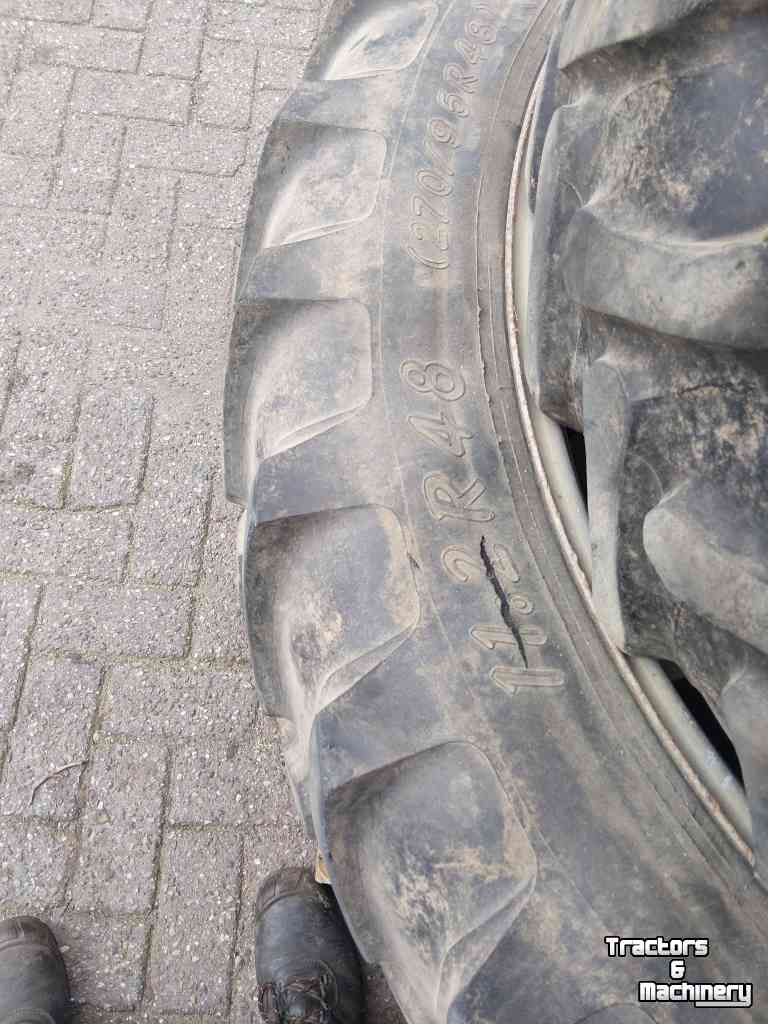 Roues, Pneus, Jantes, Barillets Jumelage Massey Ferguson Cultuur wielen 270/95 R48 270/95 R32