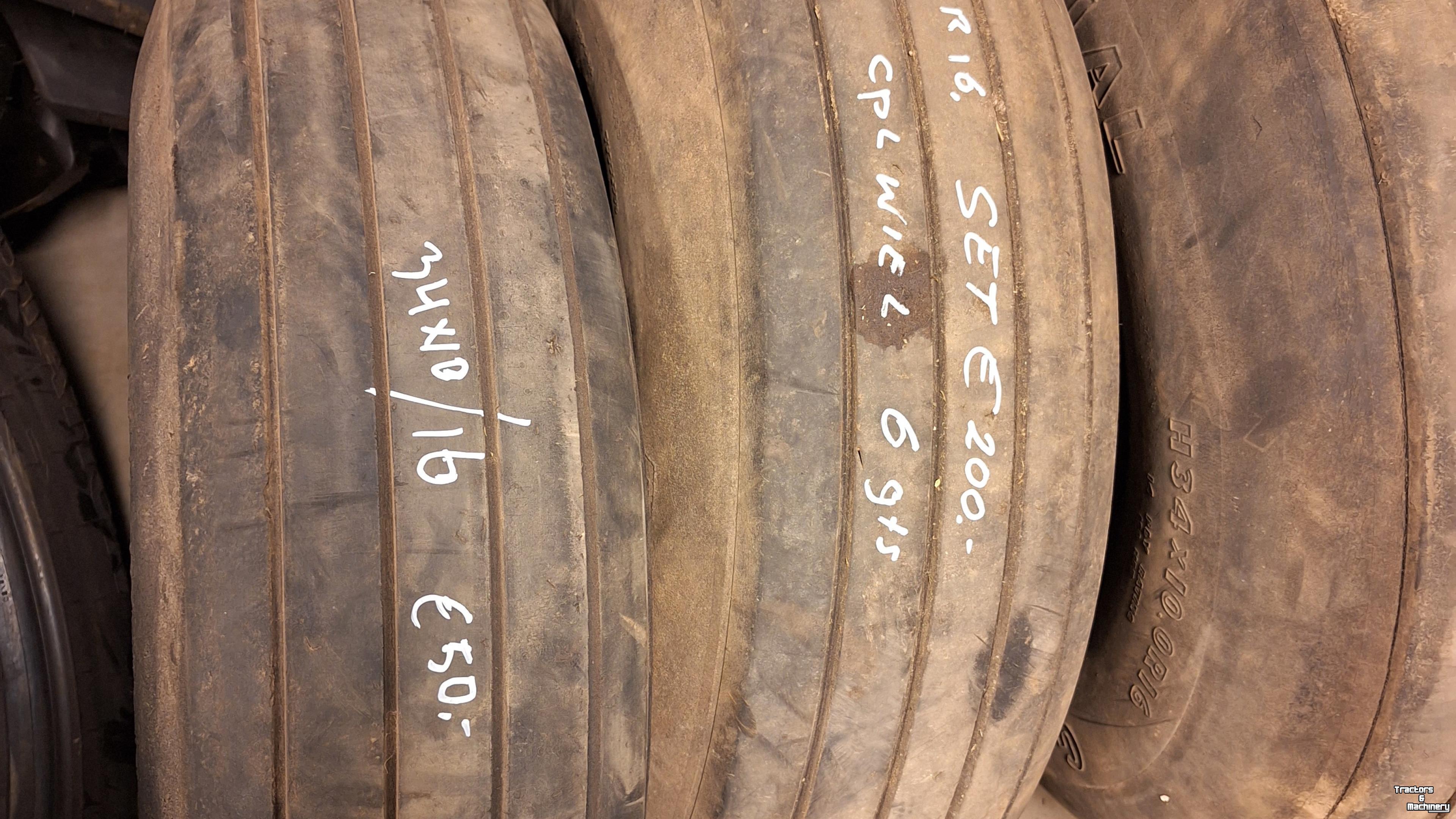 Roues, Pneus, Jantes, Barillets Jumelage  Onbekend 34X10R16 WIELEN 6-161-205