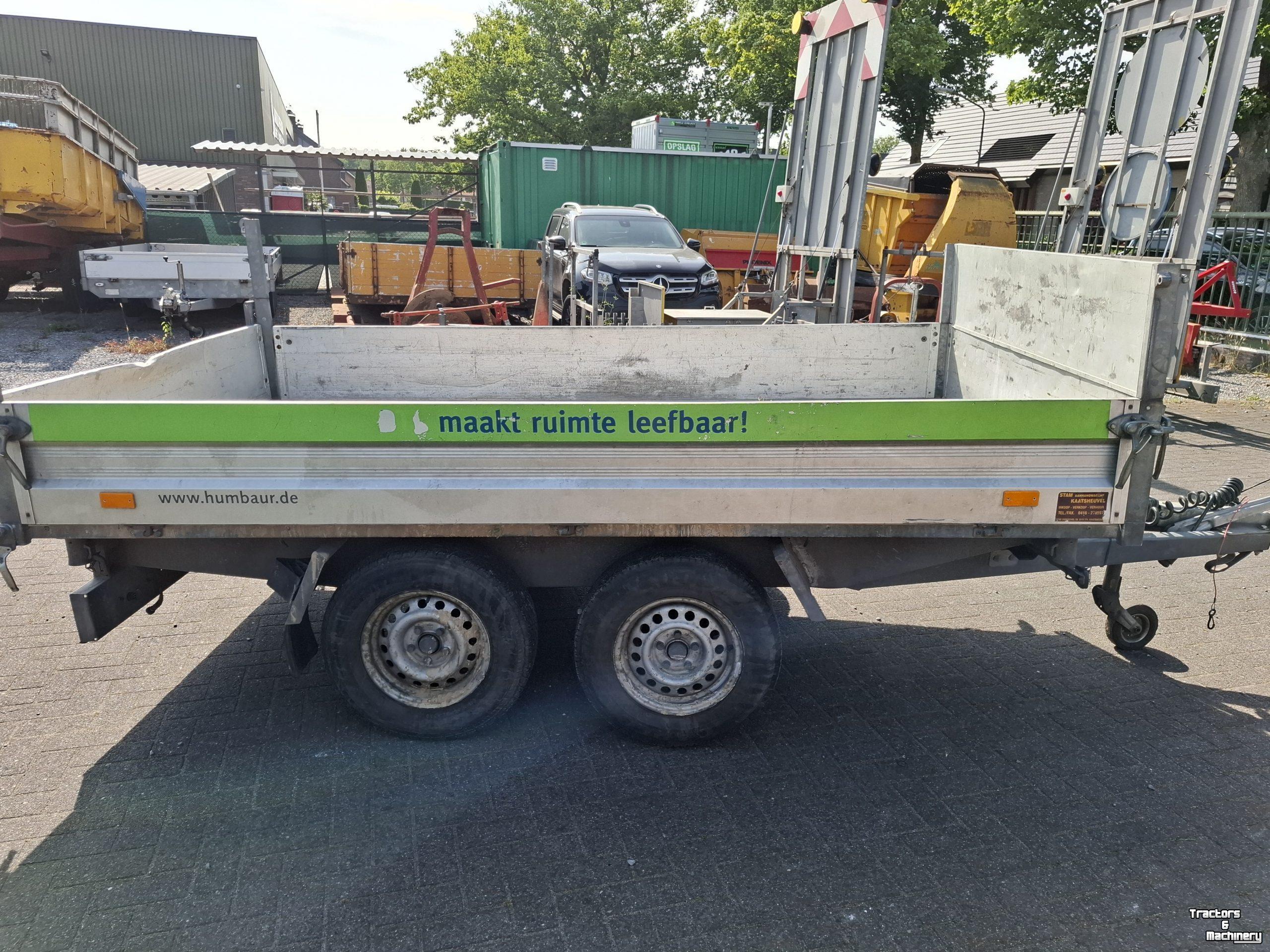 Remorque automobile jusqu’ à 3500 Kg Humbaur htk2000
