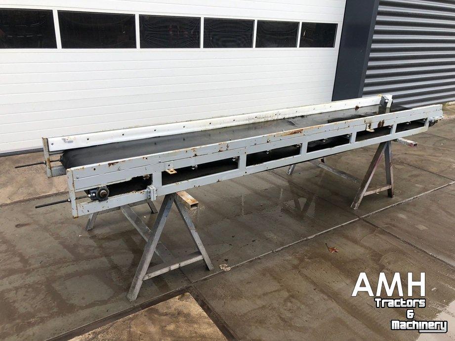 Convoyeur  3800X580 TRANSPORTBAND VLAKKE BAND FLAT BELT CONVEYOR BELT FLACHBAND FÖRDERBAND