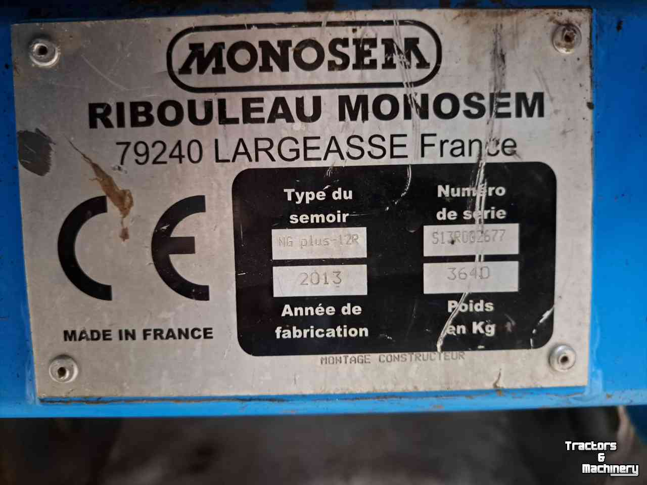 Semoir Monosem Maïszaaimachine NG4 Plus 12 rijen