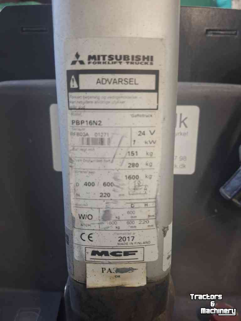 Transpalette électrique Mitsubishi PBP16N2