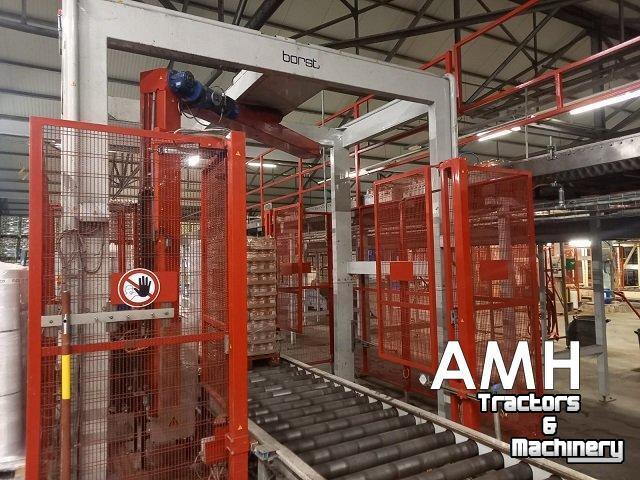 Autres matériel de convoyage et accessoires Borst Palletwikkelaar pallet rollenbaan folie wikkelaar Borst Mustang