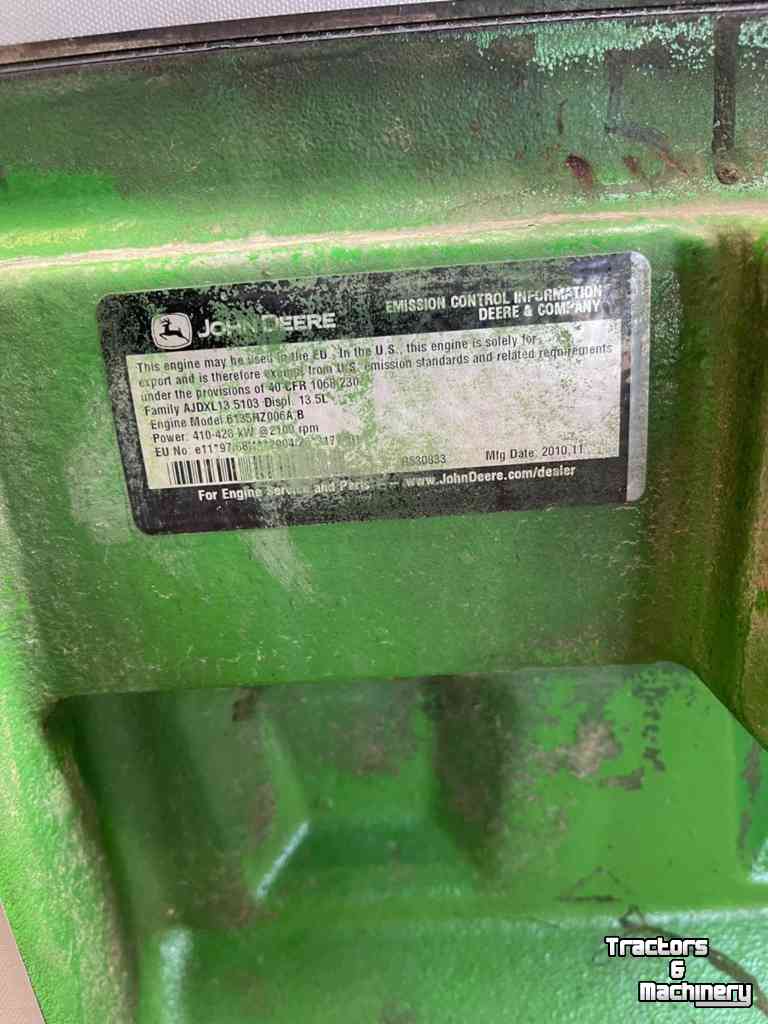 Pièces d‘occasion pour ensileuses John Deere JD6135 Reman motor