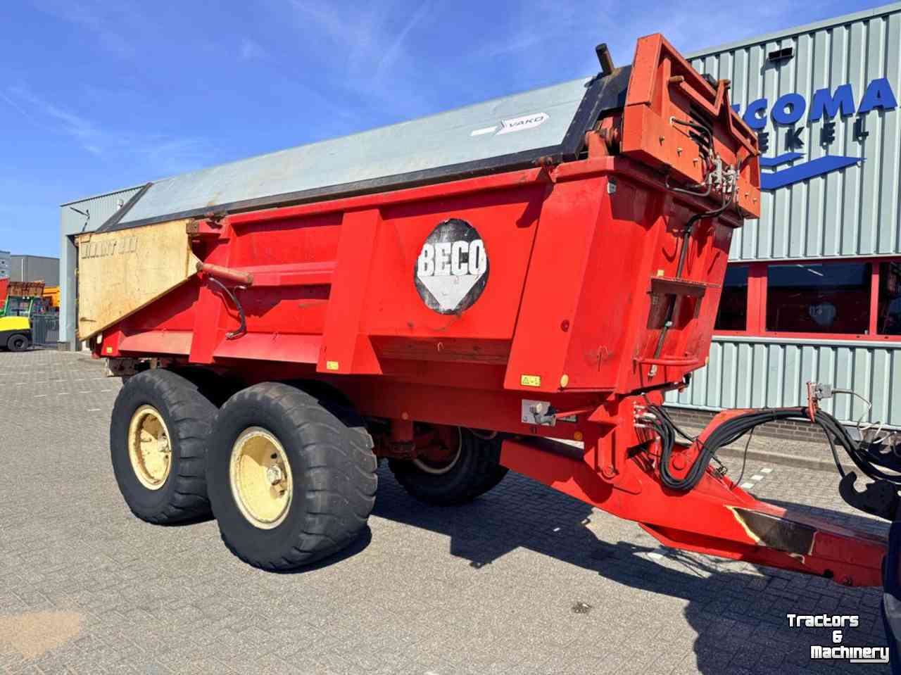Tombereau / Benne TP Beco Gigant 200 Zandkipper
