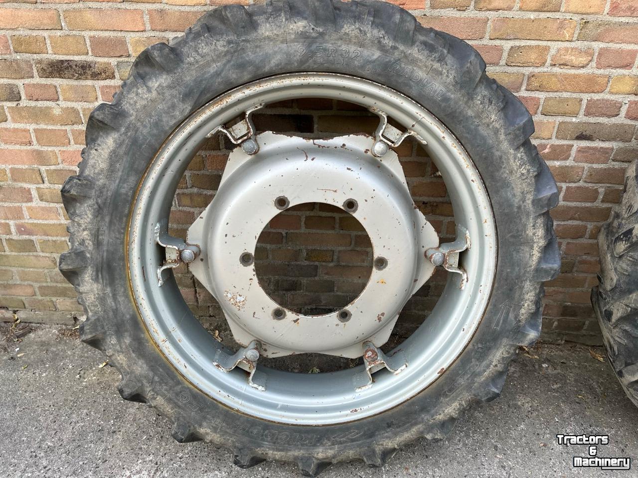 Roues, Pneus, Jantes, Barillets Jumelage Kleber 9.5R32 EN 12.4R46
