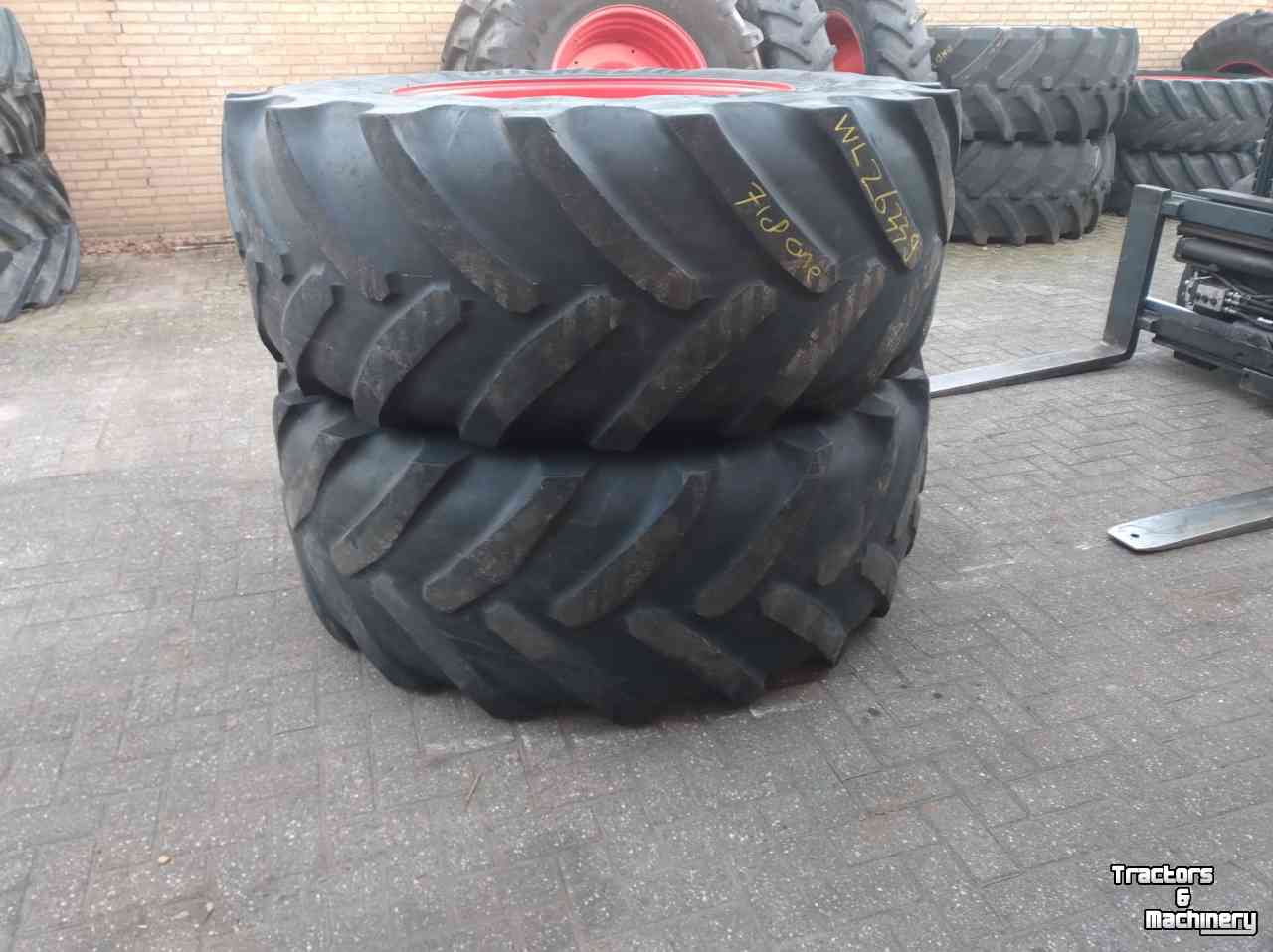 Roues, Pneus, Jantes, Barillets Jumelage Michelin 650/75R38