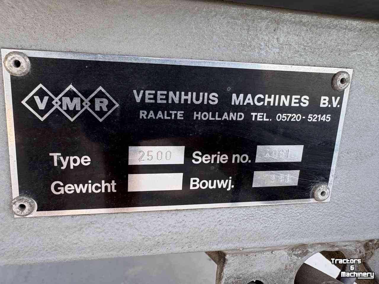 Benne agricole Veenhuis 2500 Kipper