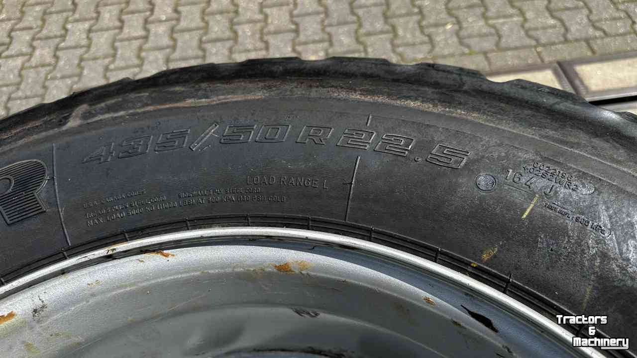 Roues, Pneus, Jantes, Barillets Jumelage Good Year 2x Goodyear 435/50R22.5