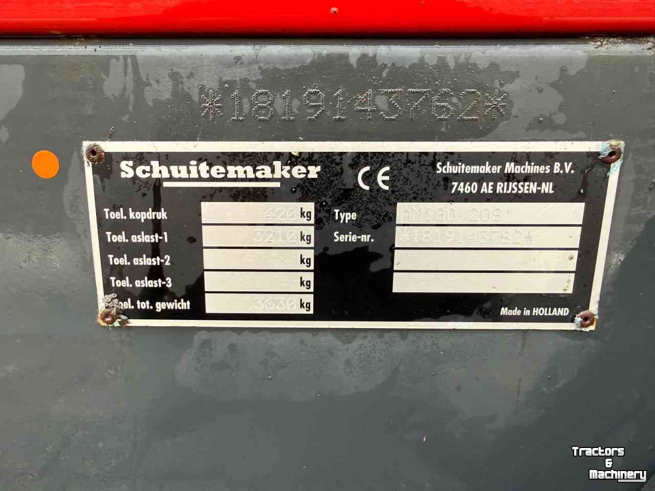 Distributeur de fourrage en bloc Schuitemaker 30 S