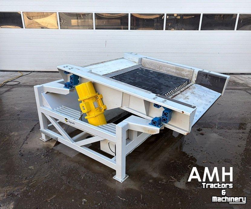 Trieuse Eqraft TZ1250  Tril voorsorteerder afstaarter, Vibrating pre-grader with topper, Vibrations-Vorsortierer mit Entstieler