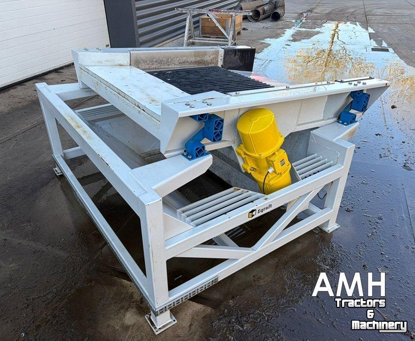 Trieuse Eqraft TZ1250  Tril voorsorteerder afstaarter, Vibrating pre-grader with topper, Vibrations-Vorsortierer mit Entstieler