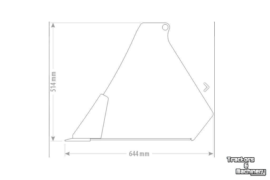 Godet de chargeur frontal Qmac GRONDBAK MINI 140 CM