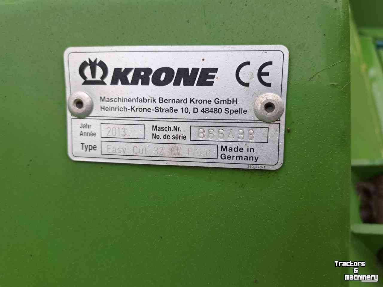 Faucheuse Krone Krone easy cut 320