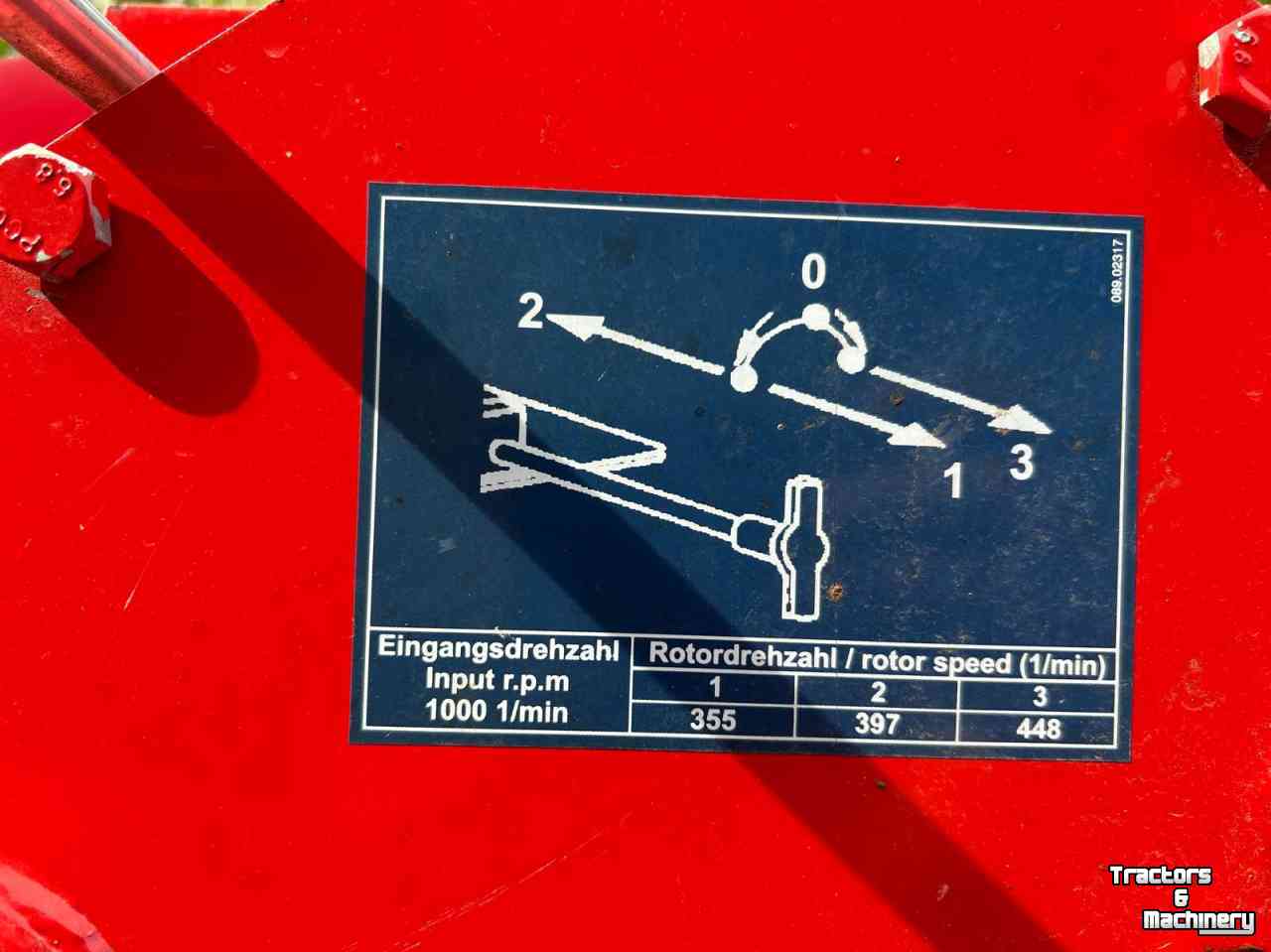 Fraise rotative Grimme RT300 Front frees
