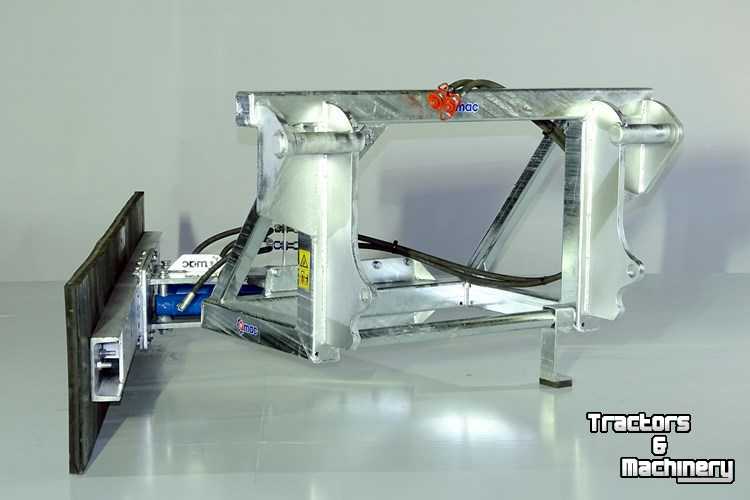 Rabots à lisier Qmac Module Mestschuif met rubbermat Mailleux aanbouw