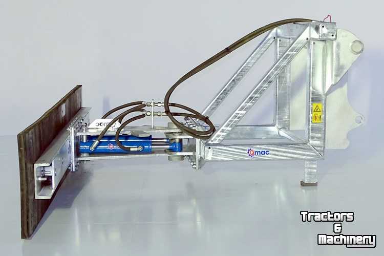Rabots à lisier Qmac Module Mestschuif met rubbermat Mailleux aanbouw