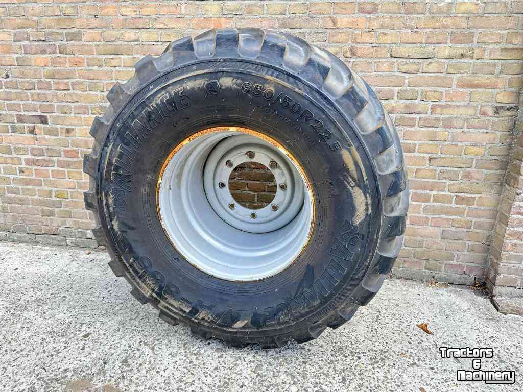 Roues, Pneus, Jantes, Barillets Jumelage Alliance 650/50R22.5 A-885 80%