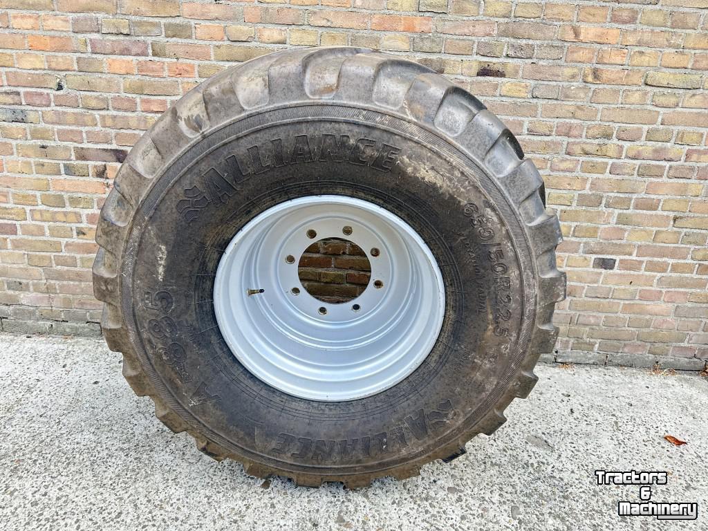 Roues, Pneus, Jantes, Barillets Jumelage Alliance A-885  650/50R22.5
