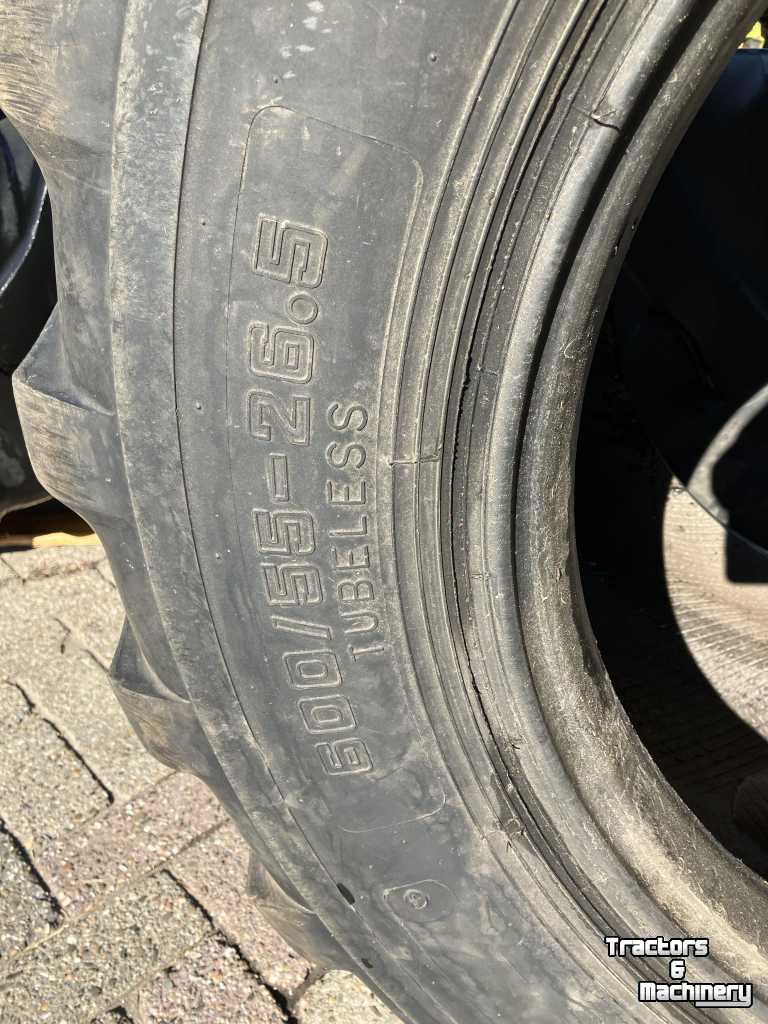 Roues, Pneus, Jantes, Barillets Jumelage Alliance 600/55-26.5