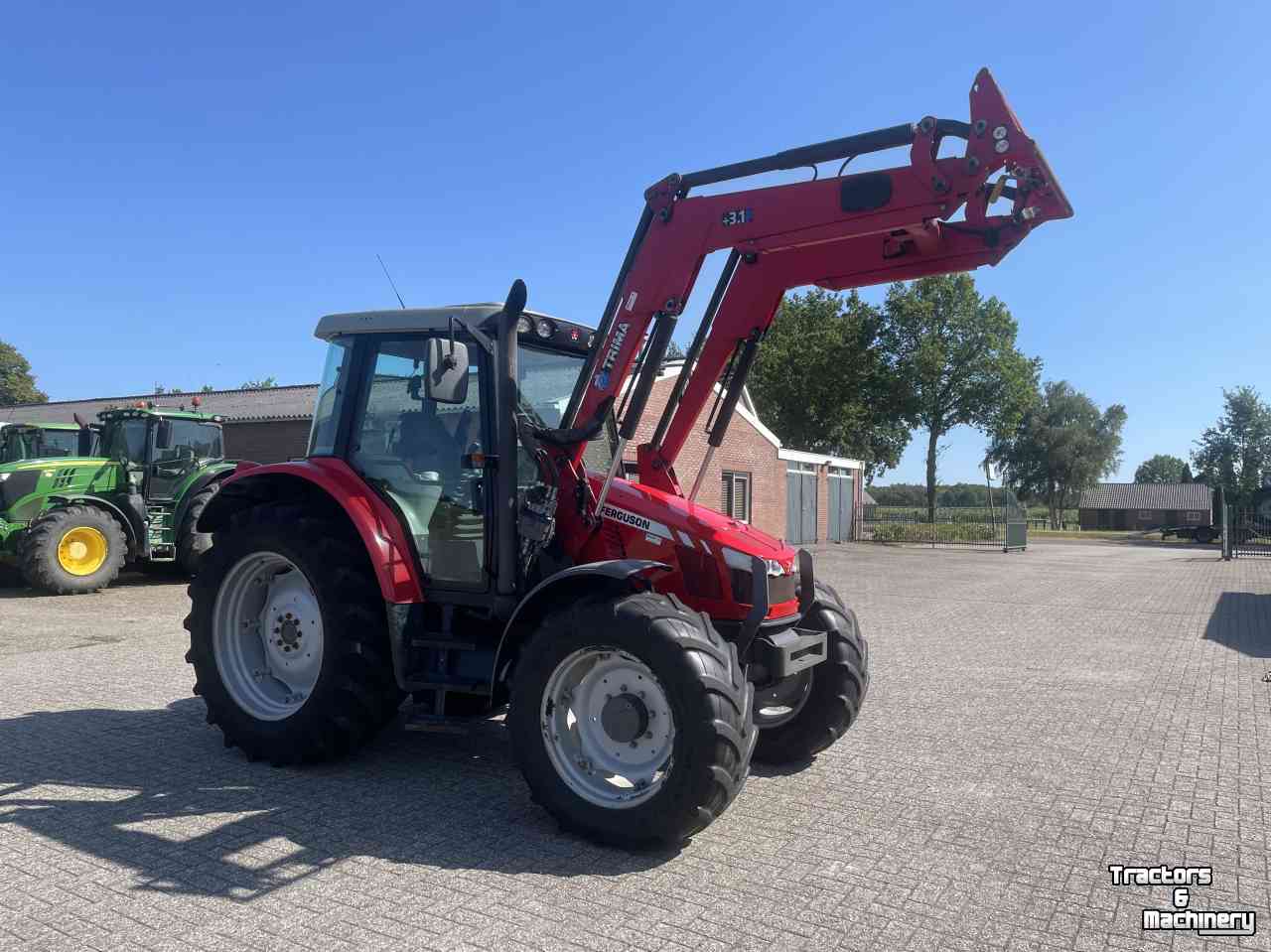 Tracteur Massey Ferguson 5650 DYNA4 AIRCO TRIMA FRONTLDR.