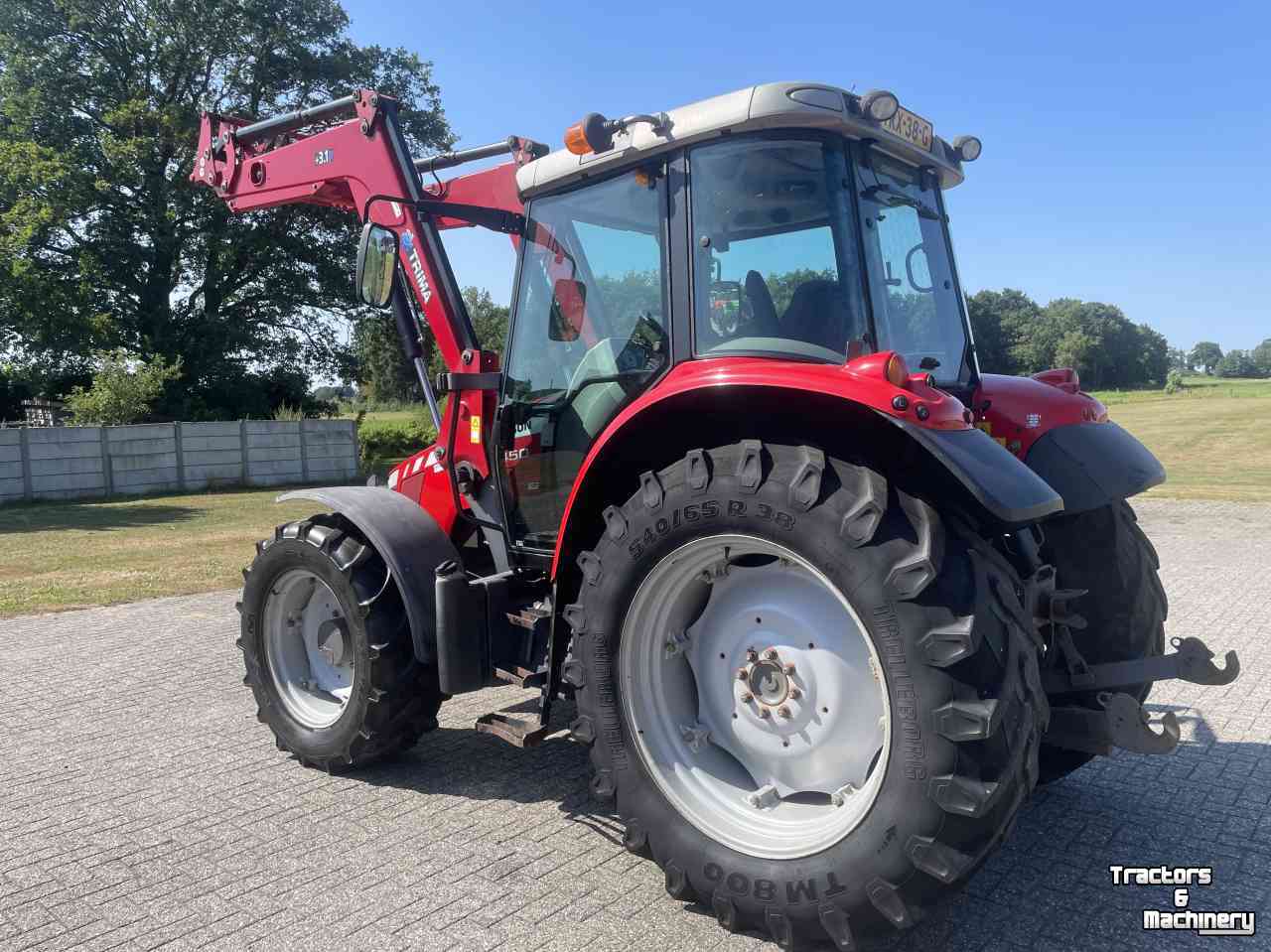 Tracteur Massey Ferguson 5650 DYNA4 AIRCO TRIMA FRONTLDR.