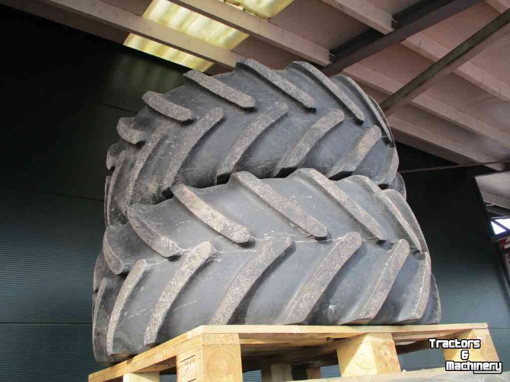Roues, Pneus, Jantes, Barillets Jumelage Michelin 480/65-28 en 600/65-38
