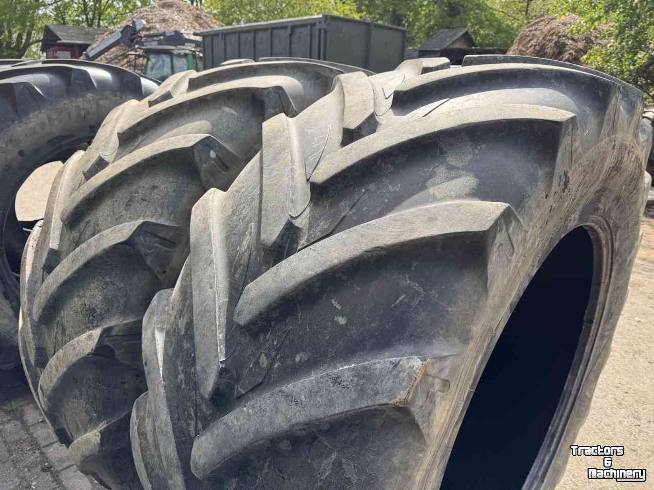 Roues, Pneus, Jantes, Barillets Jumelage Michelin 710/60R42