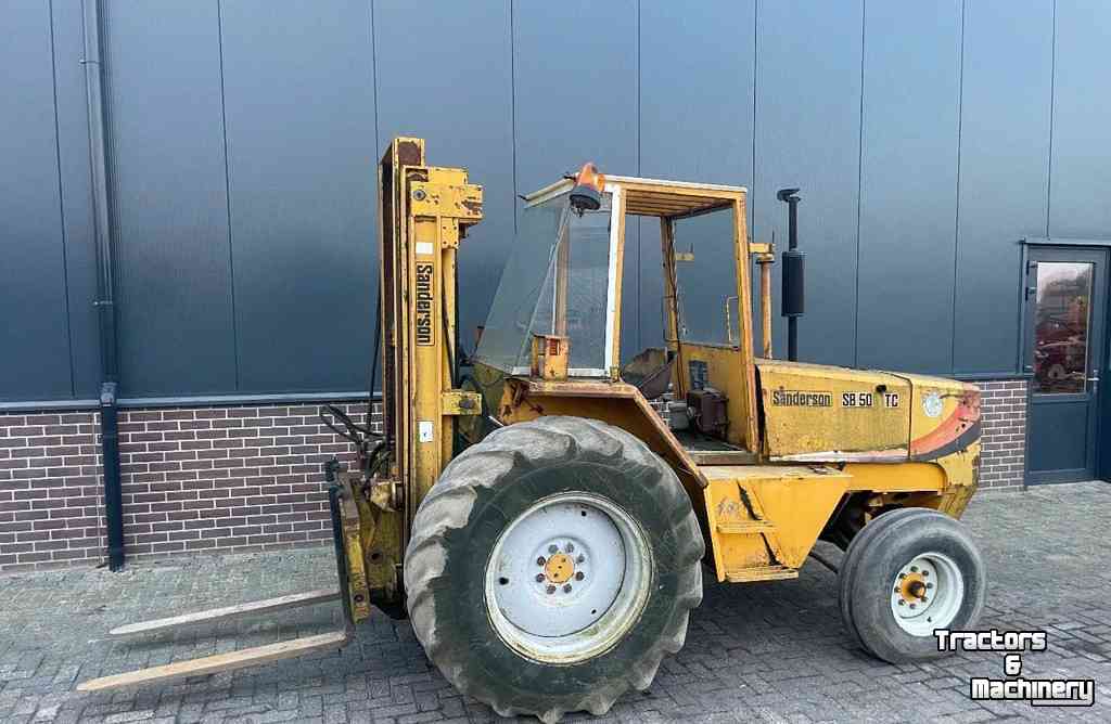 Charriot tous terrains à mât Sanderson SB 50 TC ruwterrein heftruck - Manitou JCB