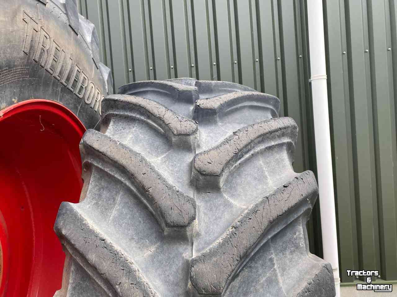 Roues, Pneus, Jantes, Barillets Jumelage  Set Trelleborg TM 1000 VF 750/75R46  en  650/65R38