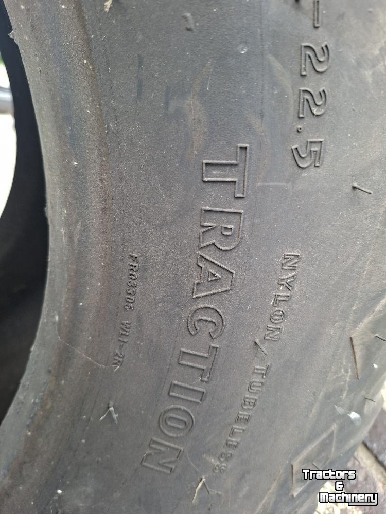 Roues, Pneus, Jantes, Barillets Jumelage  550/60R22.5