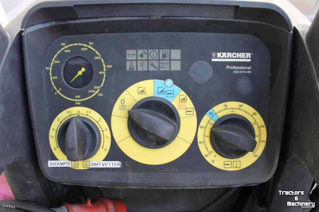 Nettoyeur à haute pression Chaud/Froid Karcher HDS9/18-4M heetwater hogedrukreiniger stoomcleaner