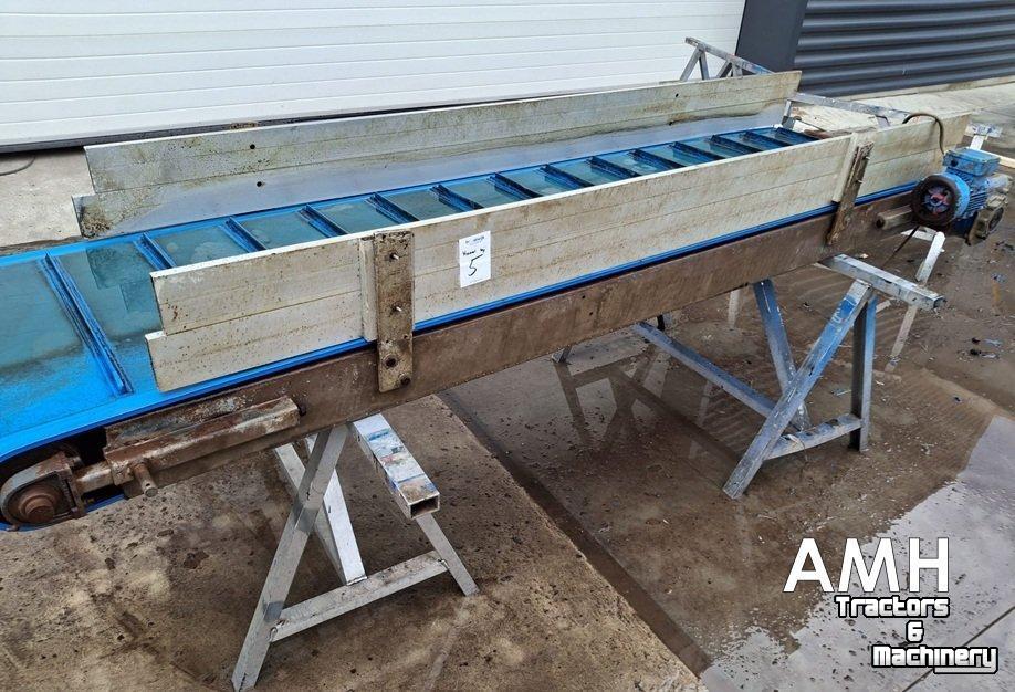Convoyeur élévateur  2990X740 OPVOERBAND ELEVATORBAND ELEVATOR BELT FÖRDERBAND STEIGBAND