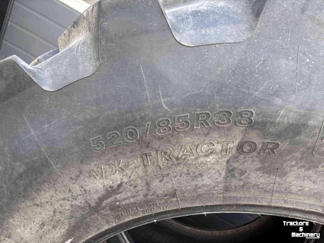Roues, Pneus, Jantes, Barillets Jumelage Bridgestone 520/85R38 en 420/85R28 VX-TRACTOR