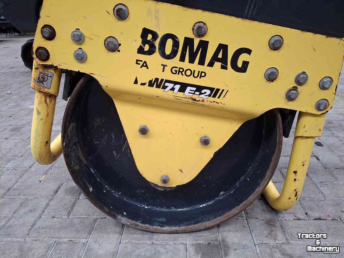 Compacteur pour asphalte Bomag BW71E-2, trilwals, asfaltwals, puinwals, BJ2021!